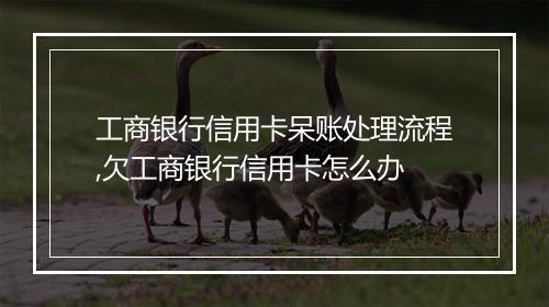 工商银行信用卡呆账处理流程,欠工商银行信用卡怎么办