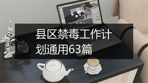 县区禁毒工作计划通用63篇