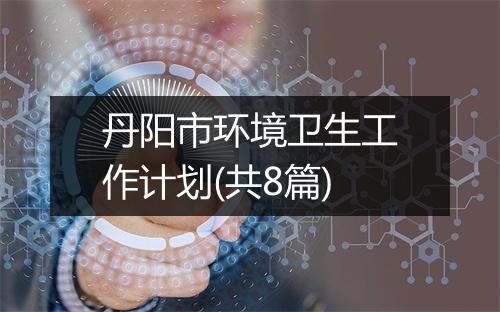 丹阳市环境卫生工作计划(共8篇)