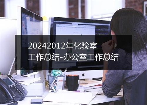 20242012年化验室工作总结-办公室工作总结