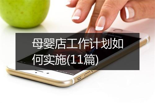 母婴店工作计划如何实施(11篇)