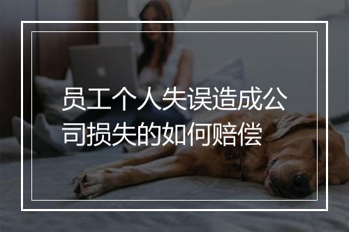 员工个人失误造成公司损失的如何赔偿