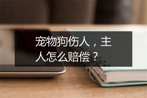 宠物狗伤人,主人怎么赔偿?