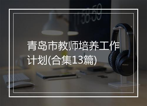 青岛市教师培养工作计划(合集13篇)