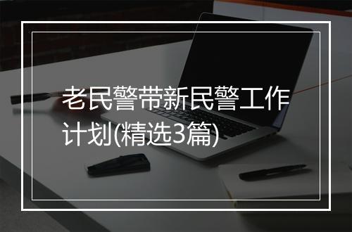 老民警带新民警工作计划(精选3篇)