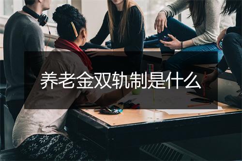 养老金双轨制是什么