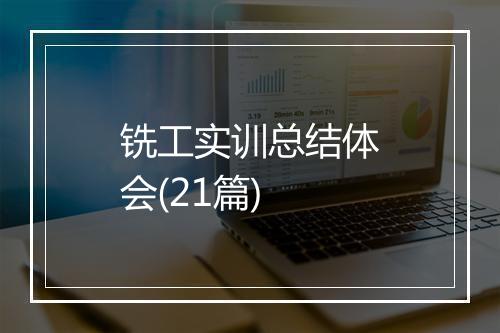 铣工实训总结体会(21篇)