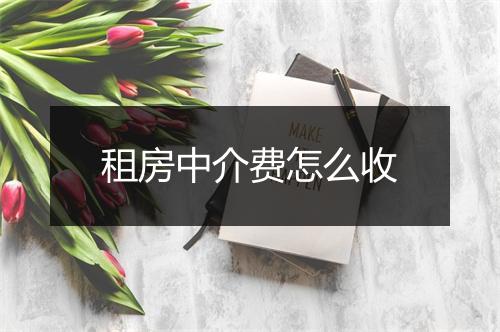 租房中介费怎么收
