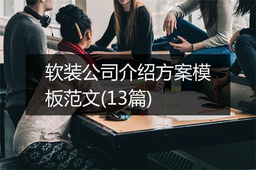 软装公司介绍方案模板范文(13篇)