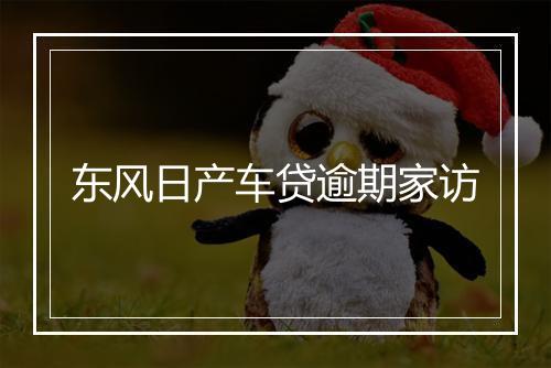 东风日产车贷逾期家访