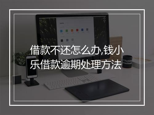 借款不还怎么办,钱小乐借款逾期处理方法
