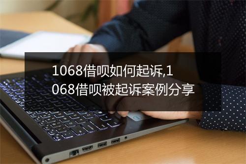 1068借呗如何起诉,1068借呗被起诉案例分享