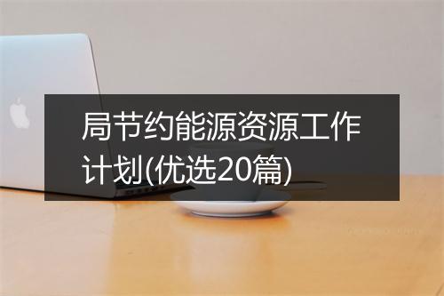 局节约能源资源工作计划(优选20篇)
