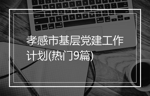 孝感市基层党建工作计划(热门9篇)