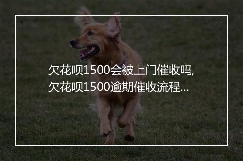 欠花呗1500会被上门催收吗,欠花呗1500逾期催收流程解析