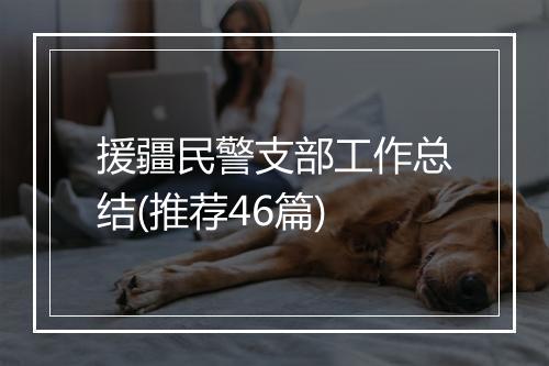 援疆民警支部工作总结(推荐46篇)