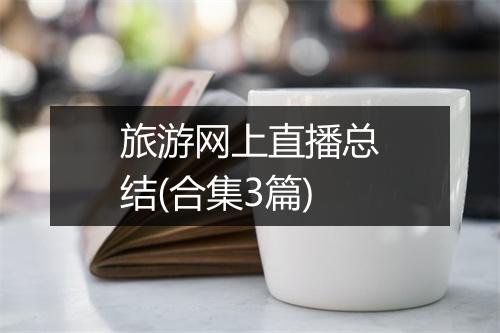 旅游网上直播总结(合集3篇)