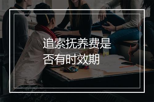 追索抚养费是否有时效期