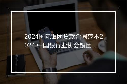2024国际银团贷款合同范本2024 中国银行业协会银团贷款合同示范文本