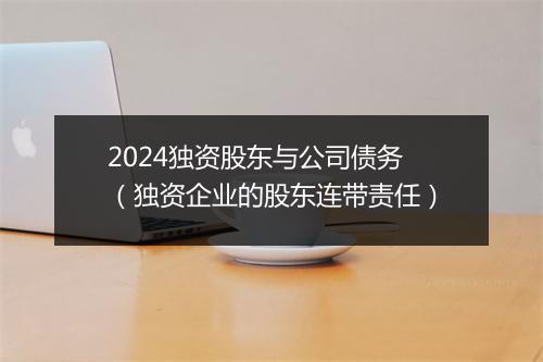 2024独资股东与公司债务(独资企业的股东连带责任)