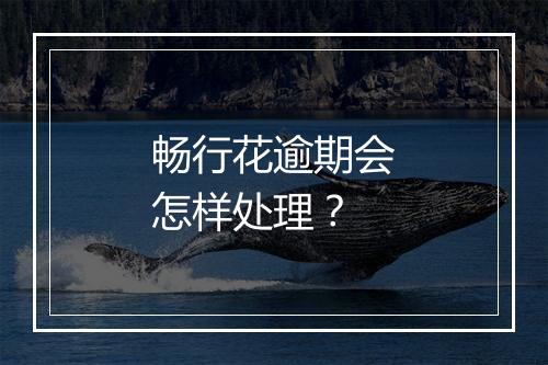 畅行花逾期会怎样处理?