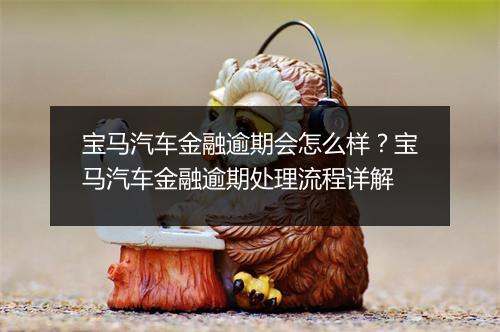 宝马汽车金融逾期会怎么样?宝马汽车金融逾期处理流程详解