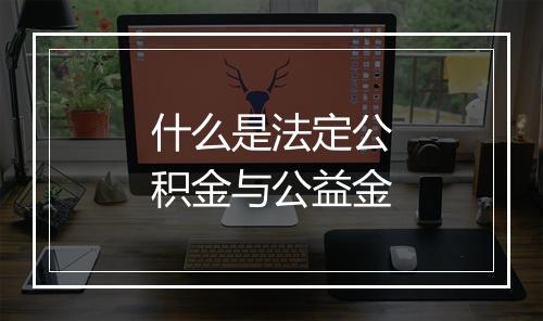 什么是法定公积金与公益金