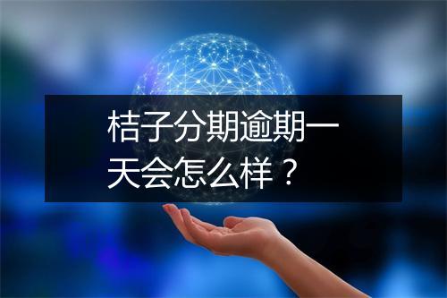 桔子分期逾期一天会怎么样?