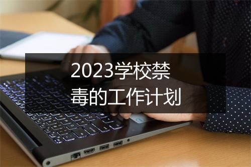 2023学校禁毒的工作计划