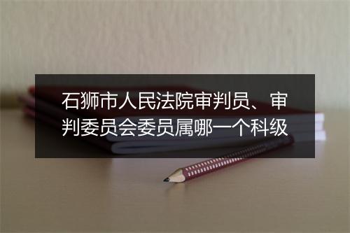 石狮市人民法院审判员、审判委员会委员属哪一个科级