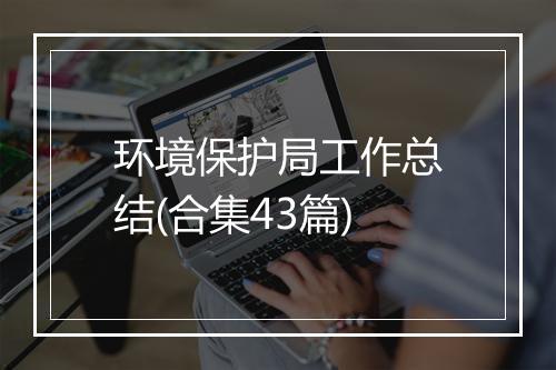 环境保护局工作总结(合集43篇)