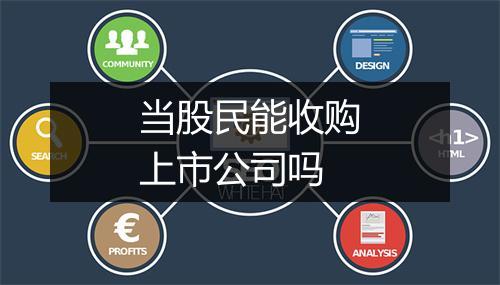 当股民能收购上市公司吗