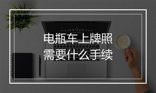 电瓶车上牌照需要什么手续