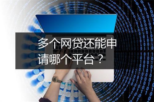 多个网贷还能申请哪个平台?