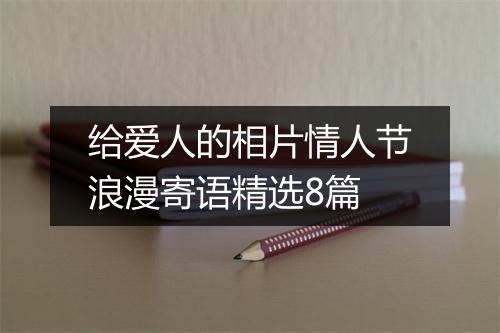 给爱人的相片情人节浪漫寄语精选8篇