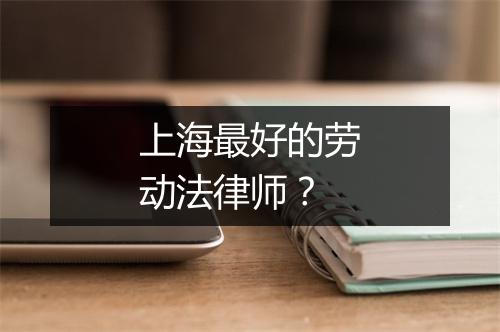 上海最好的劳动法律师?