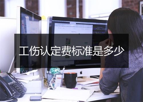 工伤认定费标准是多少