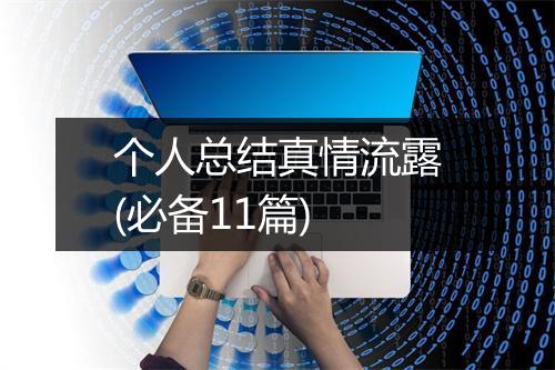 个人总结真情流露(必备11篇)