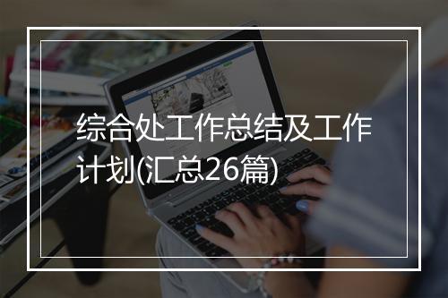 综合处工作总结及工作计划(汇总26篇)