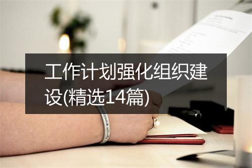 工作计划强化组织建设(精选14篇)