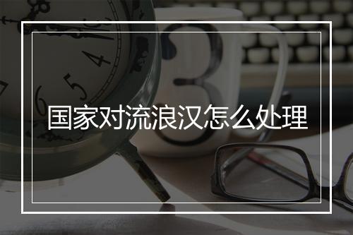 国家对流浪汉怎么处理