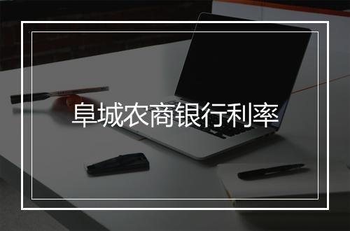 阜城农商银行利率