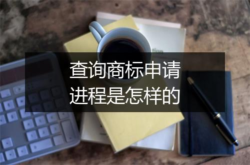 查询商标申请进程是怎样的