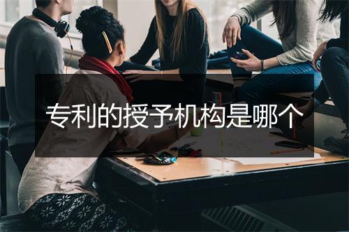 专利的授予机构是哪个