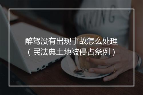 醉驾没有出现事故怎么处理(民法典土地被侵占条例)