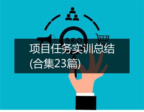 项目任务实训总结(合集23篇)