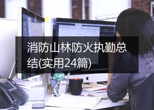 消防山林防火执勤总结(实用24篇)