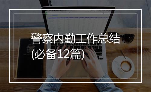警察内勤工作总结(必备12篇)