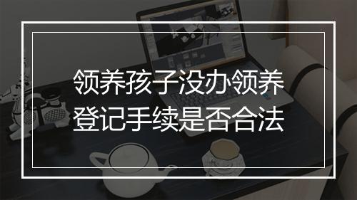 领养孩子没办领养登记手续是否合法