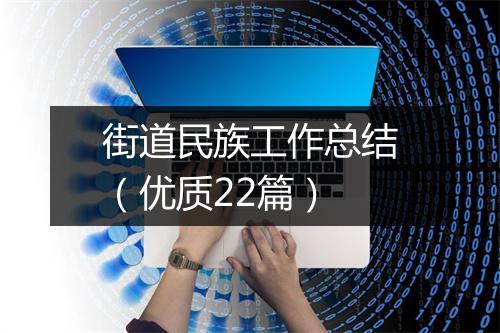 街道民族工作总结(优质22篇)